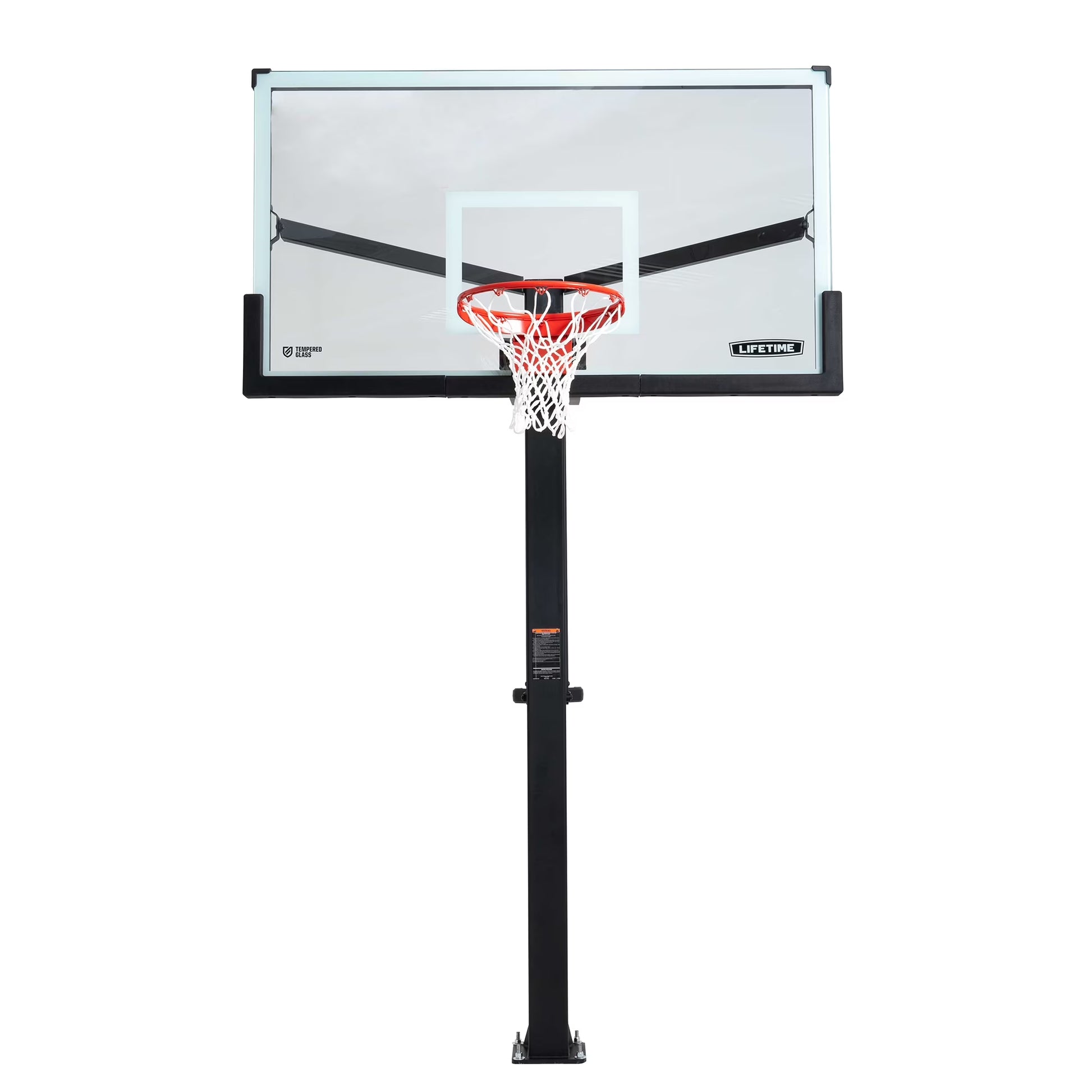 72-Inch Mammoth Bolt down Basketball Hoop with Mammoth Lift Adjustment & Spring Flex Rim - Model 90964-Outdoor Play