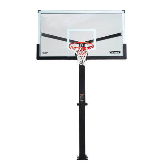 72-Inch Mammoth Bolt down Basketball Hoop with Mammoth Lift Adjustment & Spring Flex Rim - Model 90964-Outdoor Play