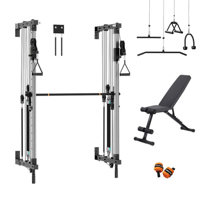 Folding Wall-Mounted Smith Machine