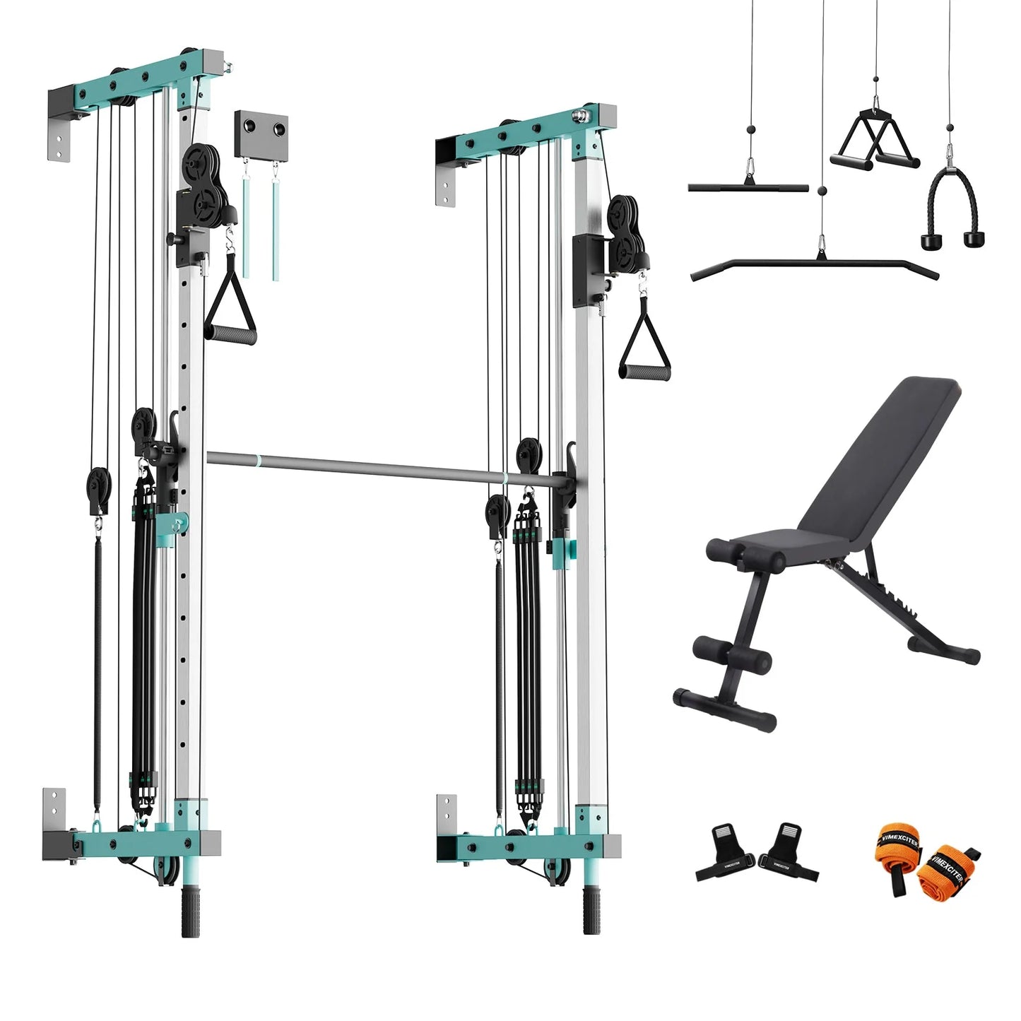 Folding Wall-Mounted Smith Machine