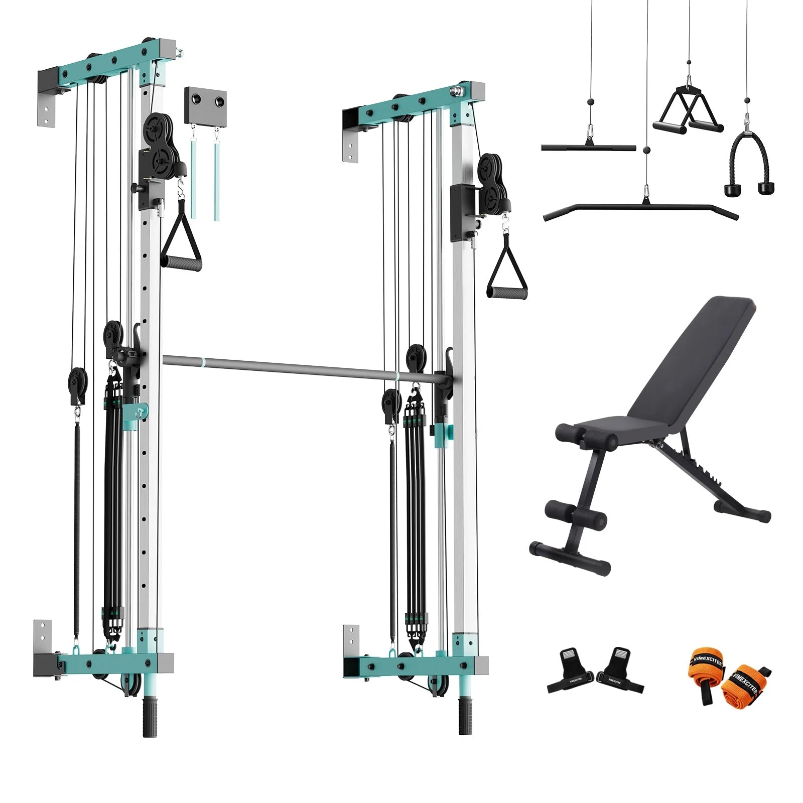 Folding Wall-Mounted Smith Machine