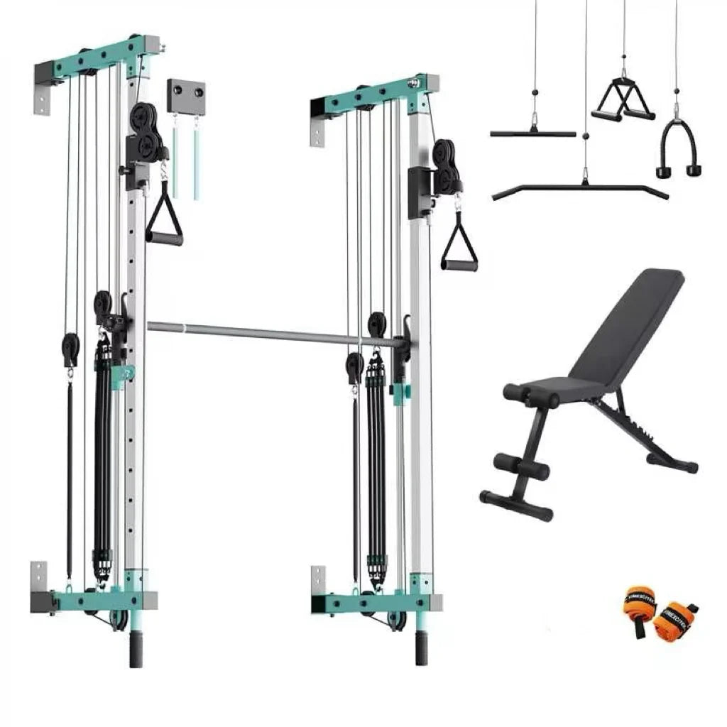 Folding Wall-Mounted Smith Machine