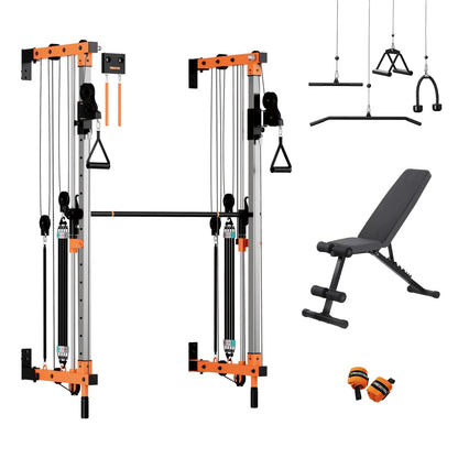 Folding Wall-Mounted Smith Machine